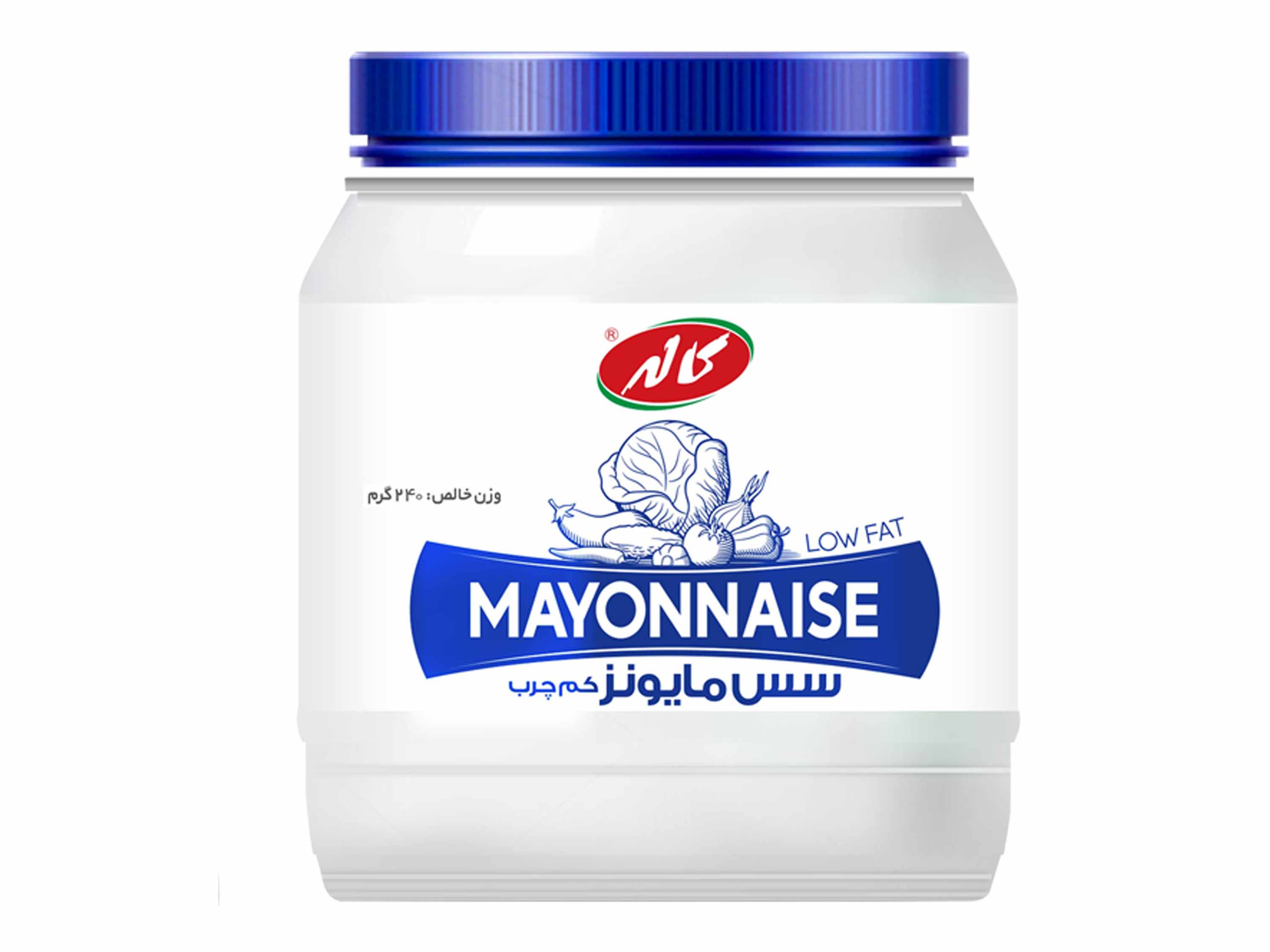 سس مایونز کم چرب پت 240 گرم کاله