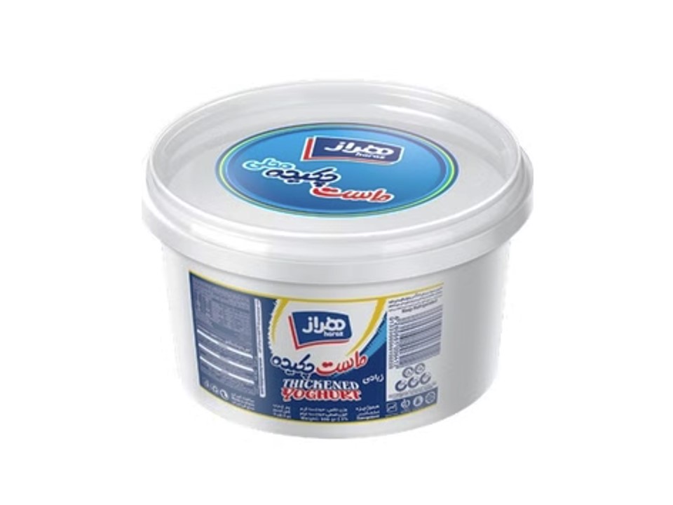 ماست چکیده 900 گرم هراز-