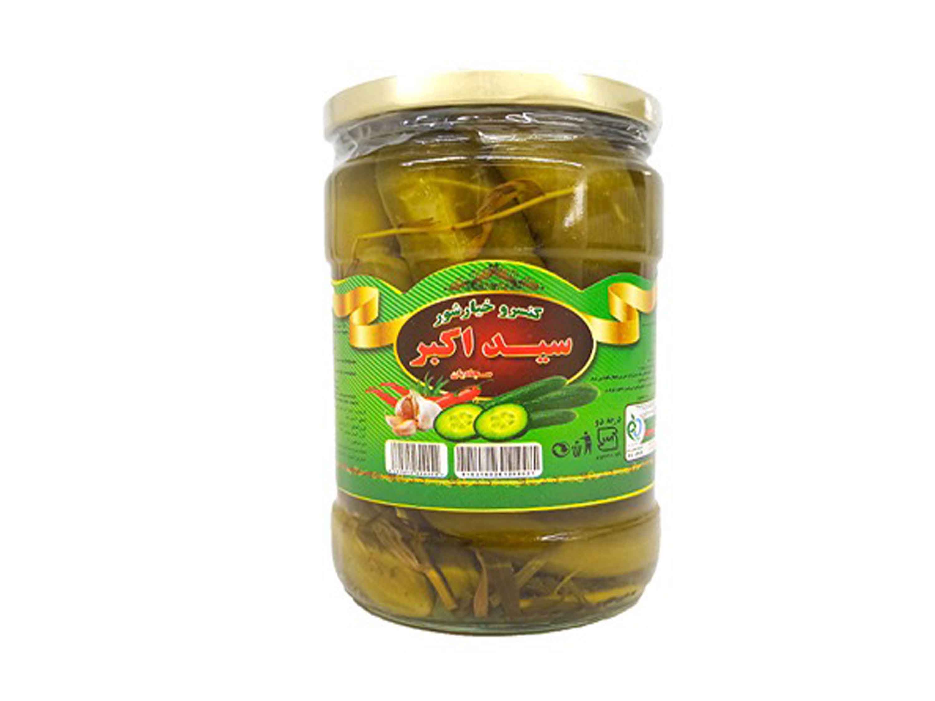 خیارشور درجه 2 700 گرم سیداکبر