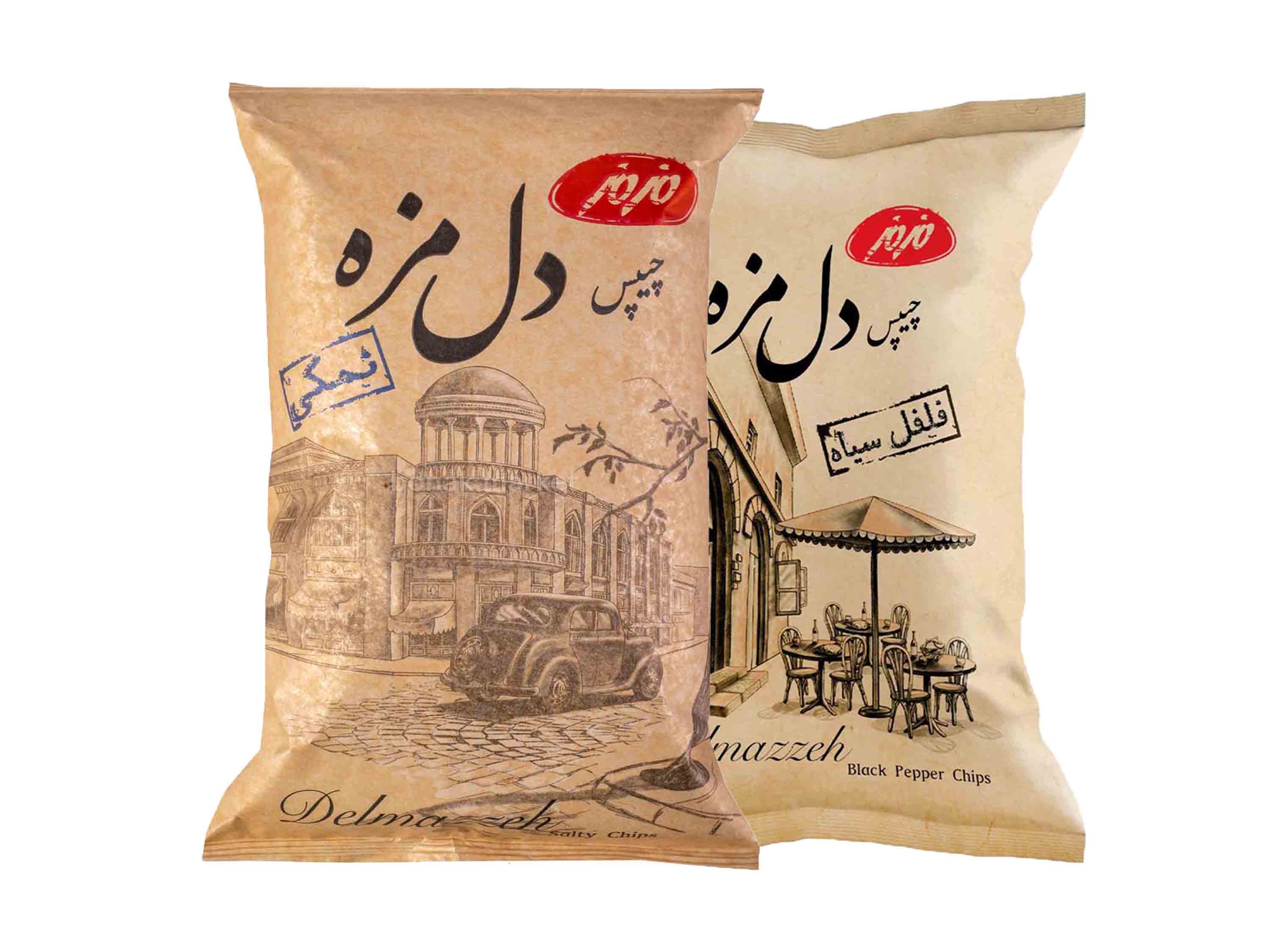 چیپس 180 گرم دل مزه
