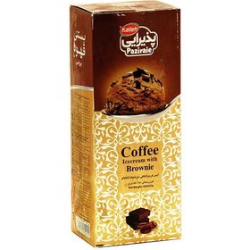 کیک بستنی قهوه 1 لیتری پاکتی کاله