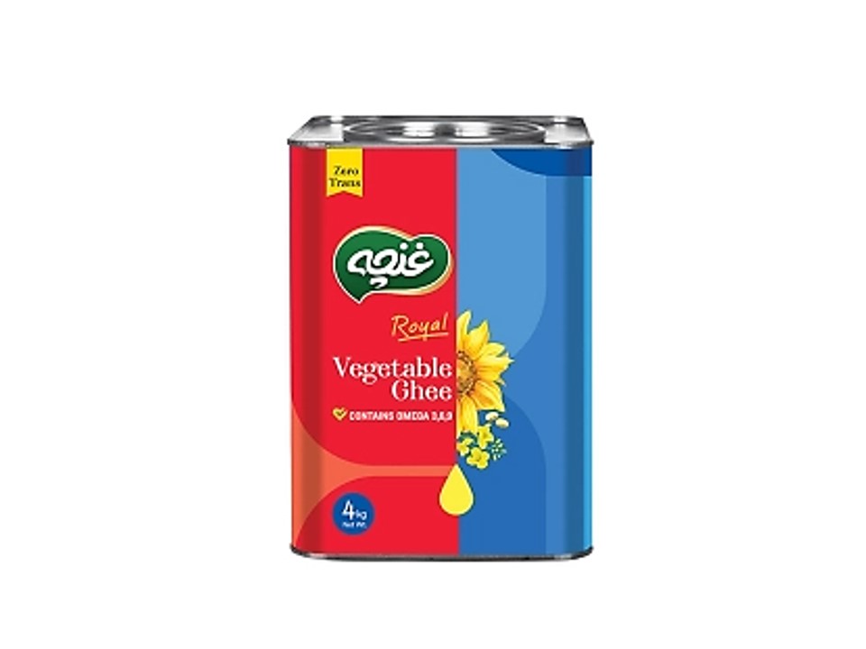 روغن جامد 4 کیلویی غنچه