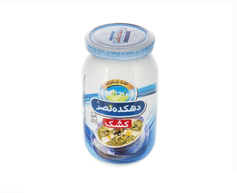 کشک شیشه 670 گرم دهکده نصر
