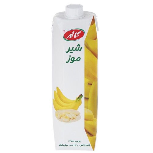 شیر موز تتراپک 1 لیتری کاله