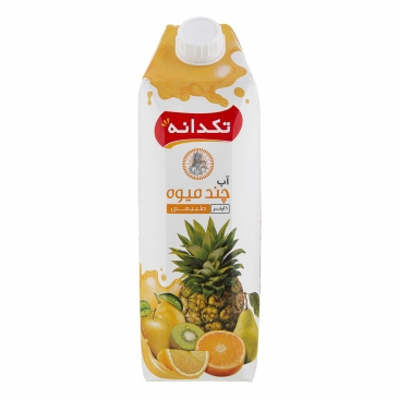آبمیوه 1 لیتری چند میوه تکدانه- 