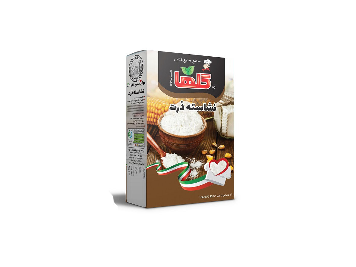 نشاسته ذرت گلها