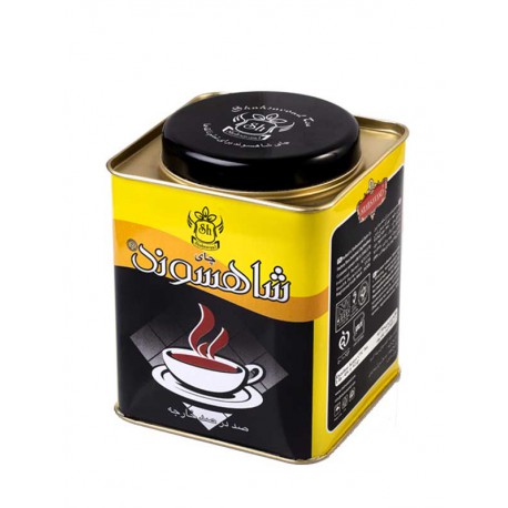 چای باروتی قوطی فلزی شاهسوند