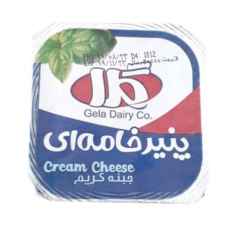 پنیر خامه ای 100 گرم گلا