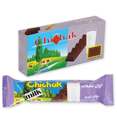 شکلات پله ای شیری چیچک