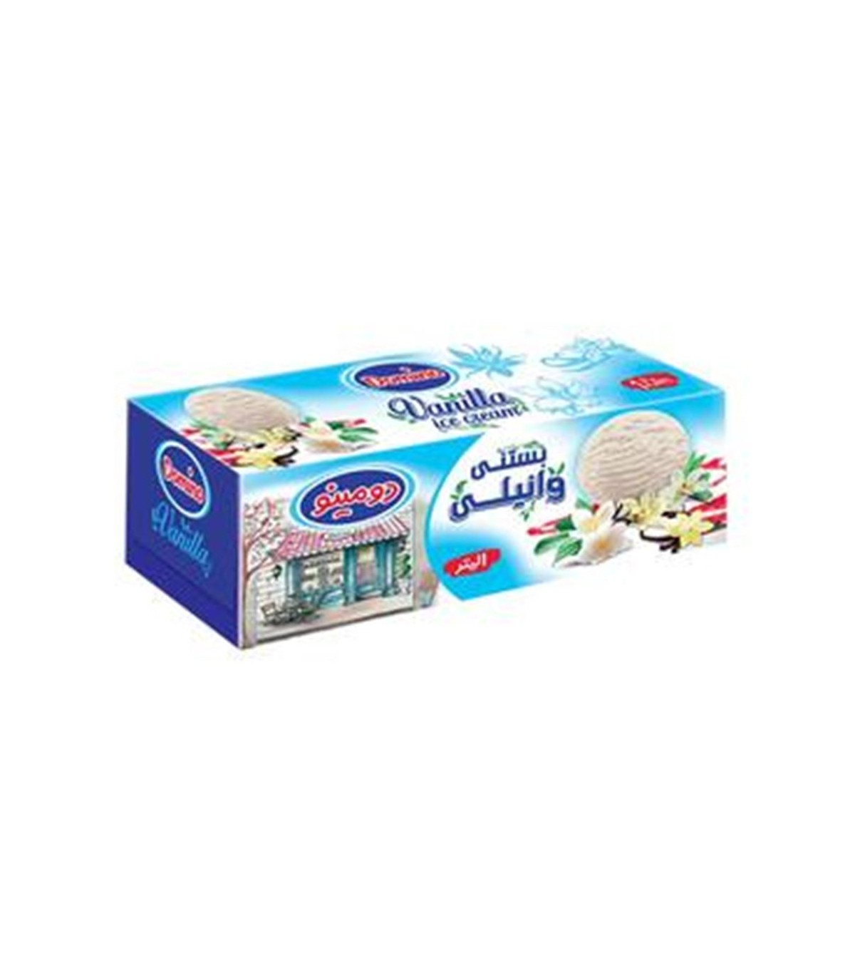 بستنی 1 لیتری پاکتی دومینو 