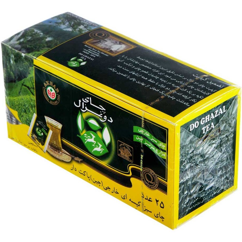 چای سبز کیسه ای دوغزال