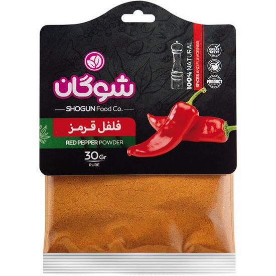 فلفل قرمز کارتی شوگان