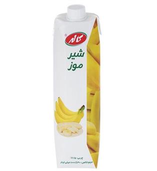 شیر موز تتراپک 1 لیتری کاله