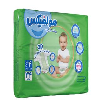 پوشک مولفیکس دوبل سایز 4- 
