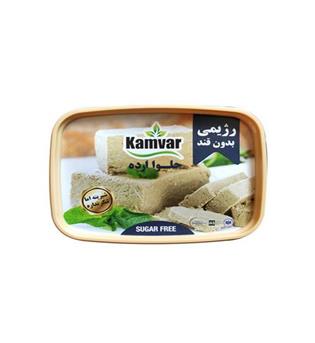 حلوا ارده رژیمی ظرفی کامور