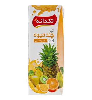 تکدانه 200 میل چند میوه 