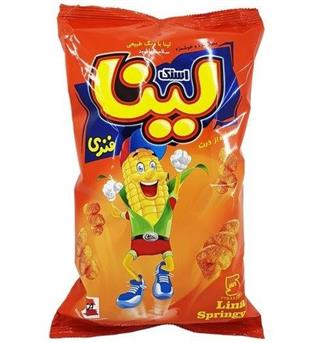 پفک فنری 135 گرم لینا